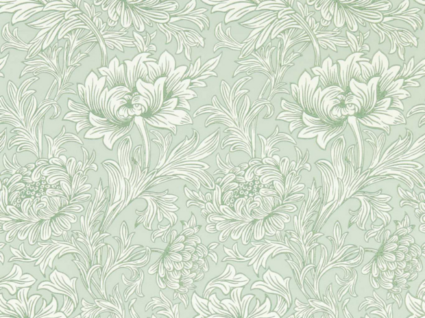 Morris Chrysanthemum Toile Behang 217069
