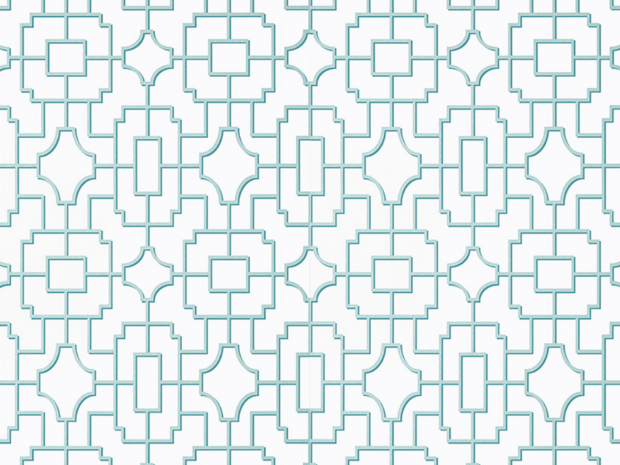 Thibaut Fretwork Behang T20867