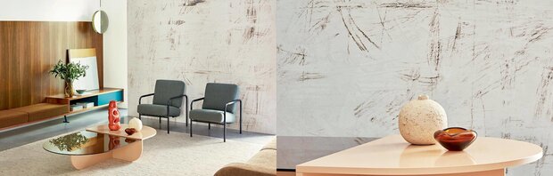 ELITIS Tableau Rose Behang 