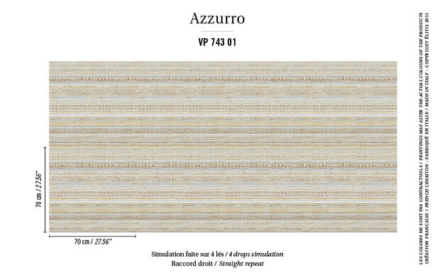behang elitis ponza VP_743_01 azzurro behangpapier patroon