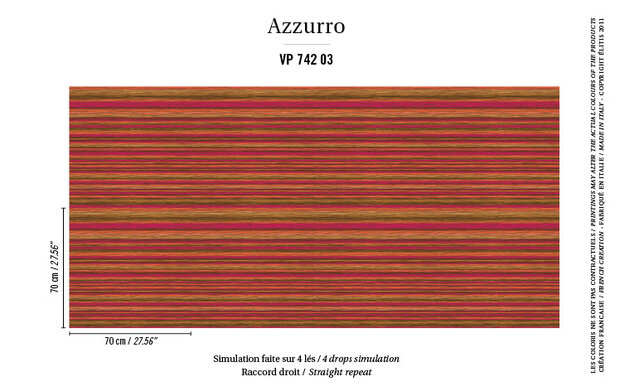 behang elitis madalena VP_742_03 patroon azzurro