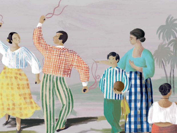 ELITIS Un Beau Dimanche Behang DM_906_01