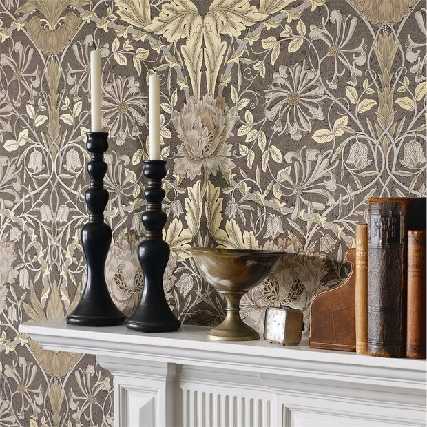 behang william morris &amp; Co. Honeysuckle &amp; Tulip archive III 3 sfeer 1