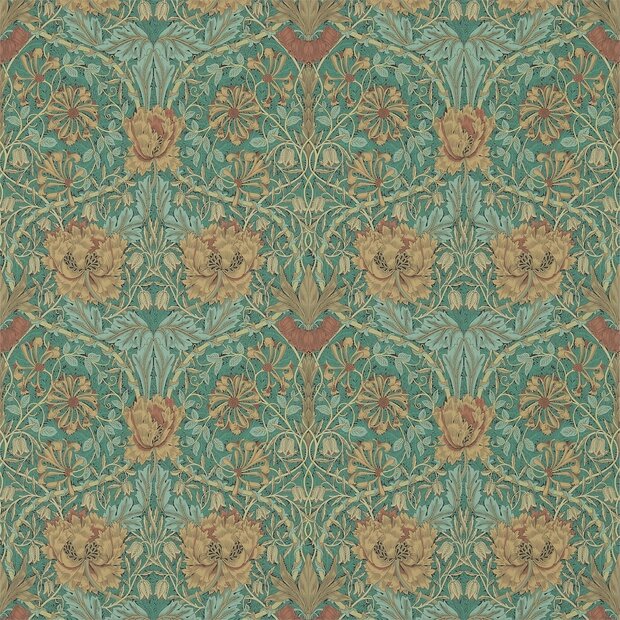 behang william morris &amp; Co. Honeysuckle &amp; Tulip DM3W214704 archive III 3