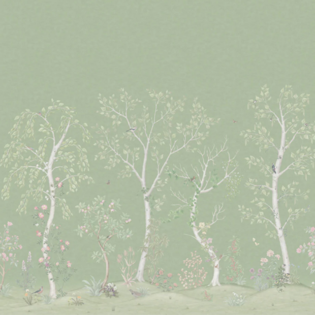 Cole and Son Seasonal Woods Silk Behang 120/6021S