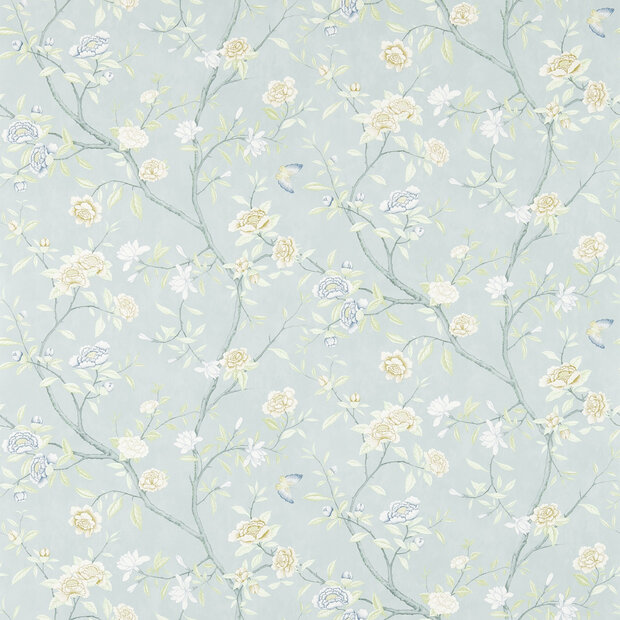 zoffany nostell priory 06002 blue ivory behang