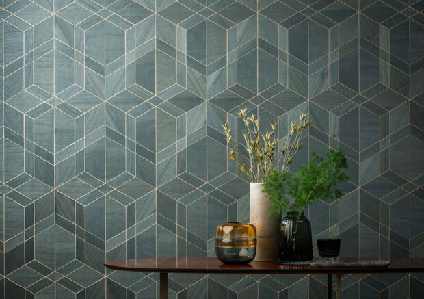 ARTE Cubist Behang SYC1130 sfeer