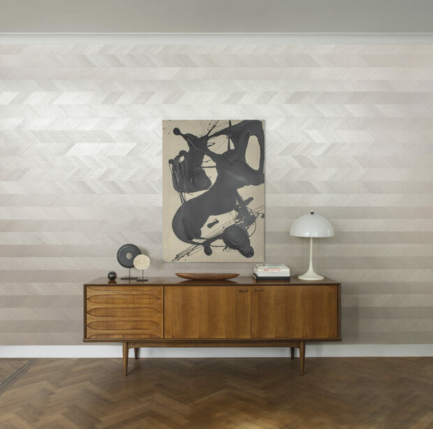 ARTE Chevron Behang Hout SYC3160