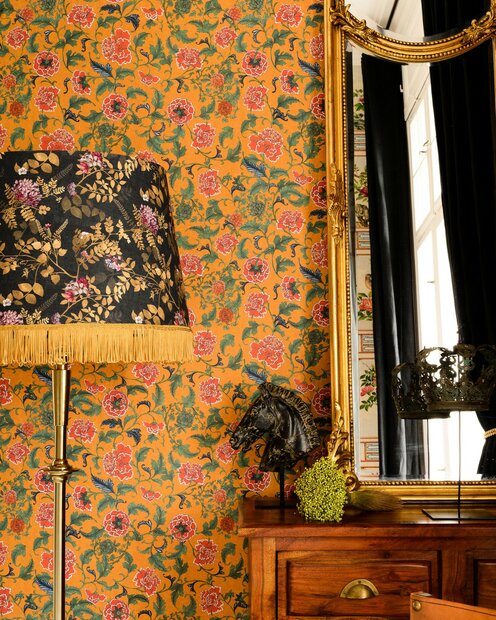 Mind the Gap Chinese Ornament Behang  WP20580 sfeer