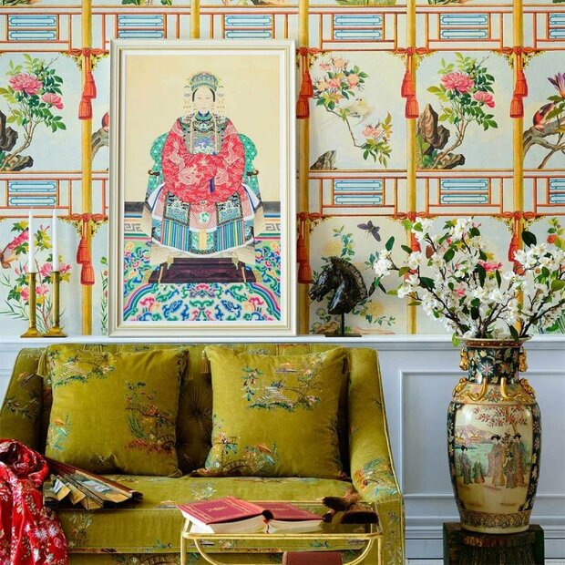 Mind the Gap Flowering Wall Behang WP20585 sfeer