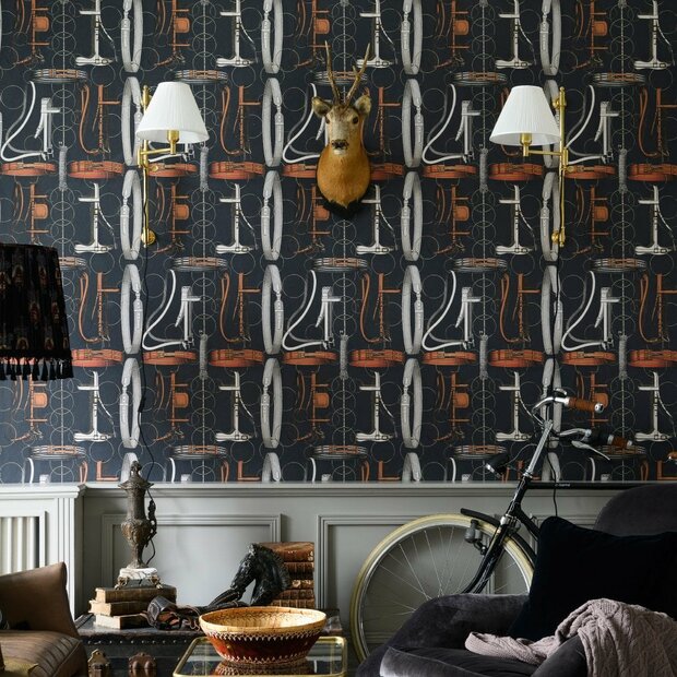 Mind the Gap Equestrian Equipment Behang sfeer