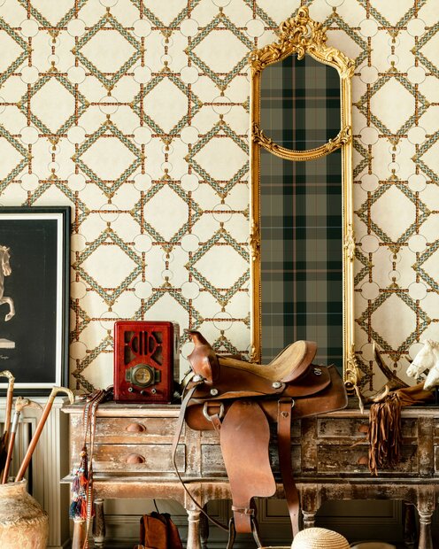 Mind the Gap Decorative Harness Behang WP30105 sfeer 1