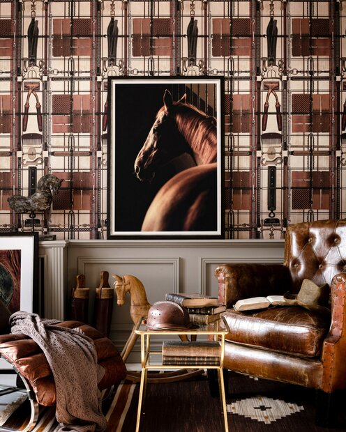 Mind the Gap Harnessmaker&#039;s Atelier Behang WP20640 sfeer 2