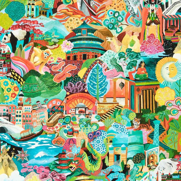 Harlequin Journey Of Discovery Behang 112919 