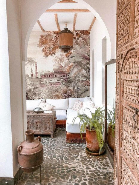 Coordonne Taj Mahal Behang Linnen Autum A00334