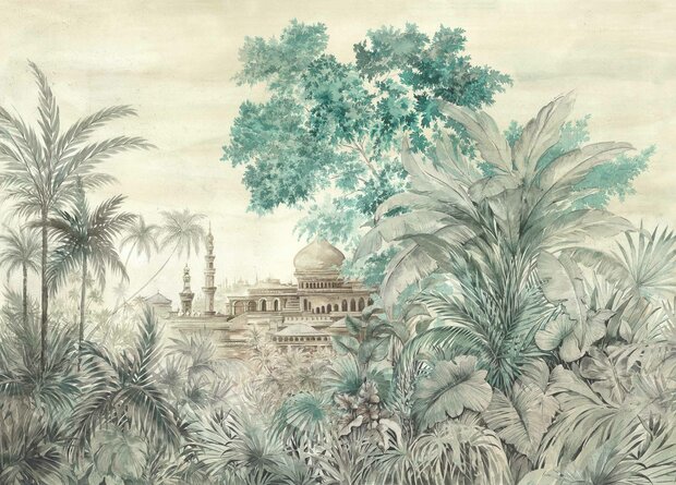 Coordonne Taj Mahal Behang Zijde Spring A00333