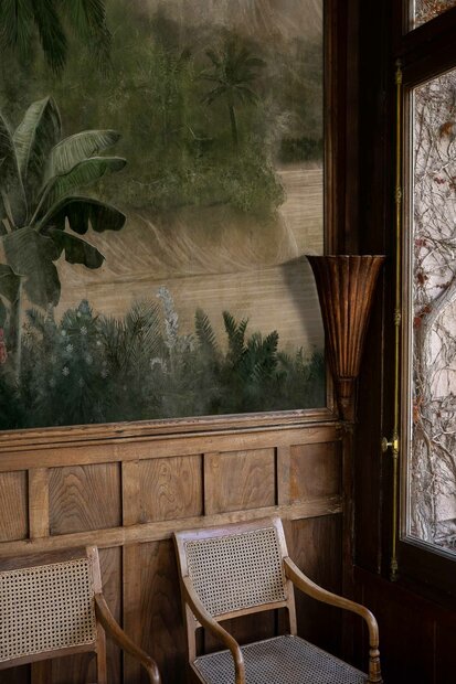 Coordonne Kodo Behang Linnen Sage A00322