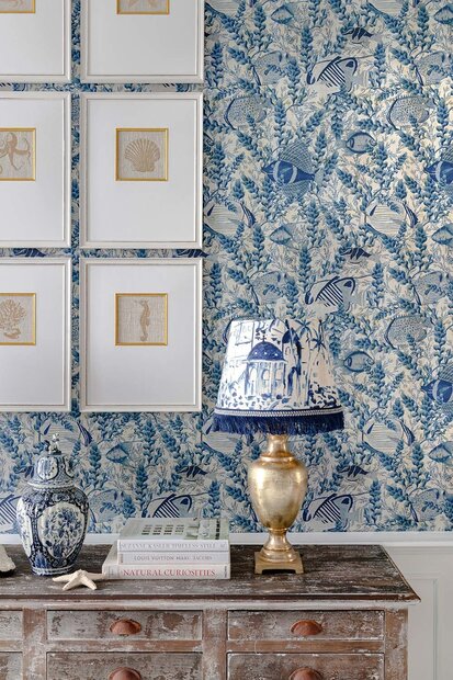 Mind the Gap Aquarium Behang  WP20567