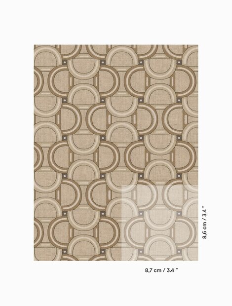 Dedar De-Da-Do Wall Behang Col. 1 Bronzo