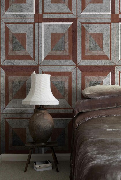 Coordonne Empire Behang - Silver 9601001