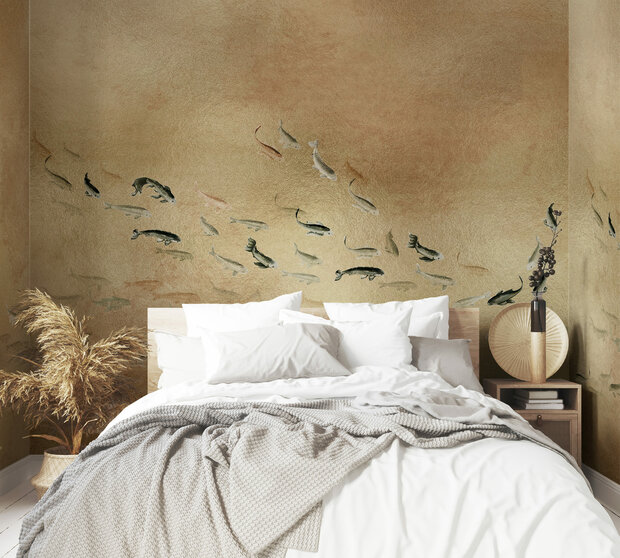 Coordonne Koi Behang - Gold 9600060