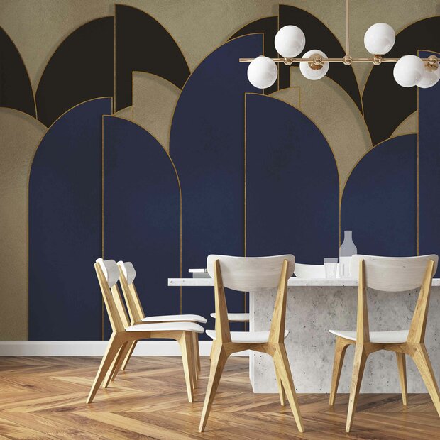 Coordonne Pavilion Behang - Gold 9600100