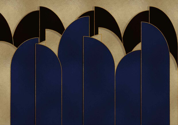 Coordonne Pavilion Behang - Gold 9600100