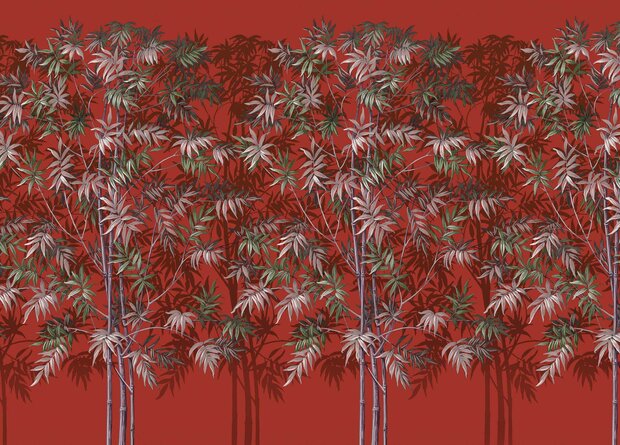 Coordonne Mythical Coral Behang - Linnen A00303