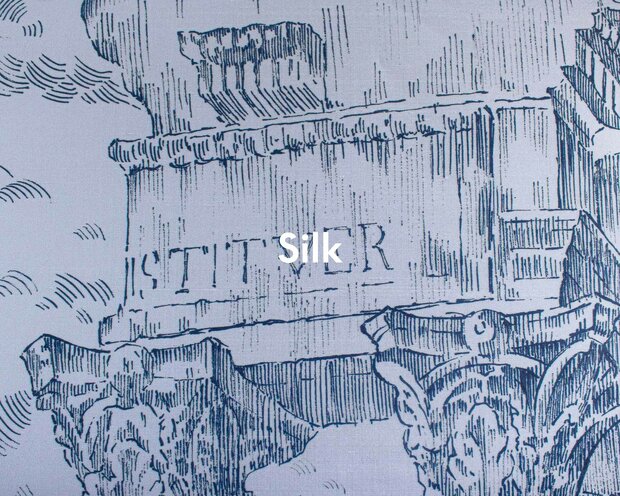 Coordonne Ruins Cobalt Behang - Zijde A00330S