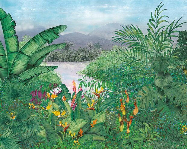 Coordonne Neocolonial Multi Behang 8800110