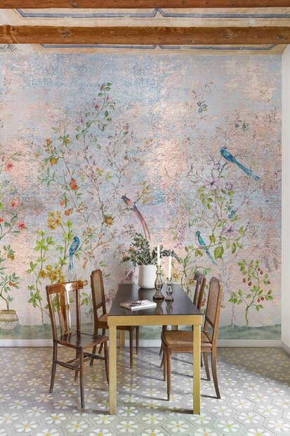 Coordonne Tea Garden Pink Behang 8800122