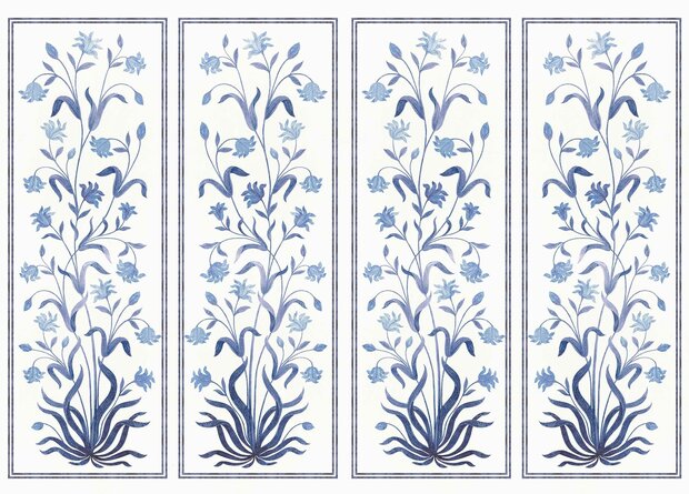 Coordonne Daffodils Swan Behang - Linnen A00309L