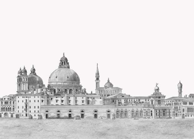 Coordonne Olympus Graphite Behang - Linnen A00321