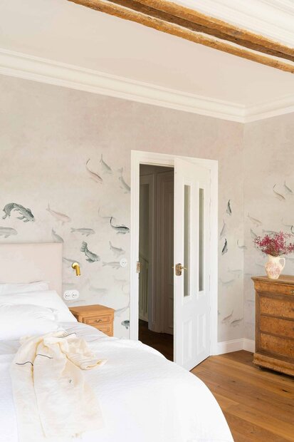 Coordonne Koi Swan Behang - Linnen A00326L