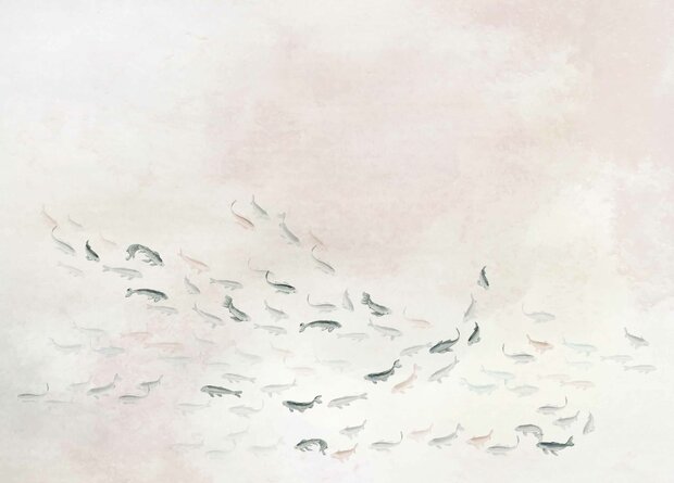 Coordonne Koi Swan Behang - Zijde A00326S