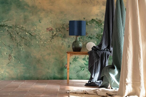 Coordonne Heoridas b Papyrus Behang Zijde A00337S