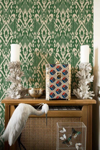 Coordonne Padmasalis Green Behang A00801