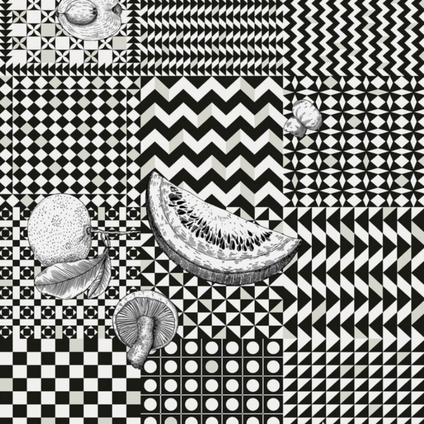 Fornasetti Frutta e Geometrico Behang 123/6030