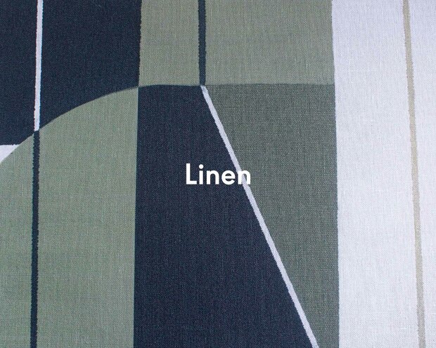 Coordonne Pythagoras Khaki Behang - Linnen A00340L