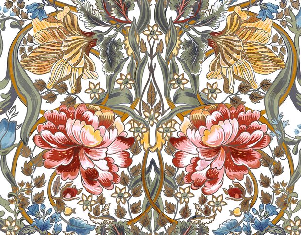 Coordonne Belle-epoque White Behang 8800010