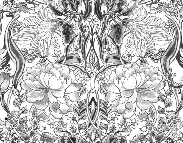 Coordonne Belle-epoque Off Behang 8800013