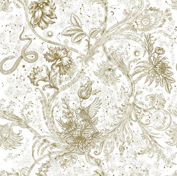 Coordonne Neomithology Gold Behang 8800024