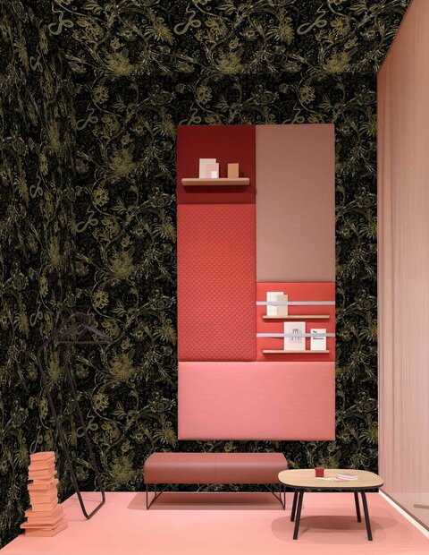 Coordonne Neomithology Black Behang 8800026