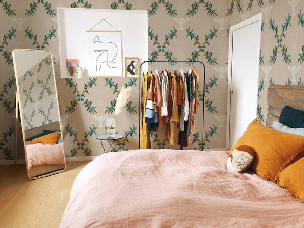 Coordonne Neorococ Beige Behang