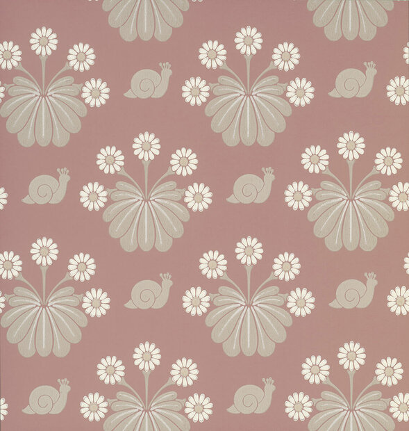 Little Greene Burges Snail Rosie Behang