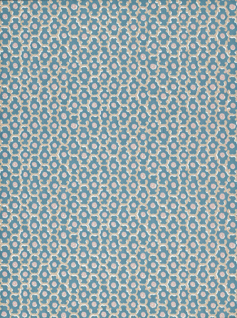Little Greene Moy Blue Behang