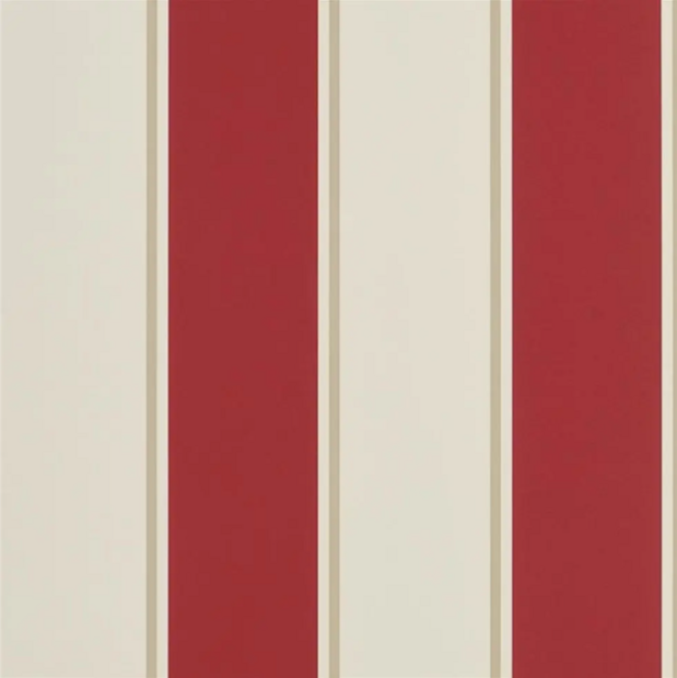 Ralph Lauren Mapleton Stripe Behang - VERMILION PRL703/08