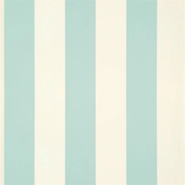 Ralph Lauren Spalding Stripe Behang - Duck Egg Blue PRL026/24