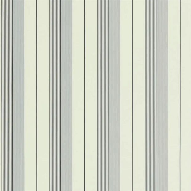 Ralph Lauren Aiden Stripe Behang - GRANITE / CREAM PRL020/03