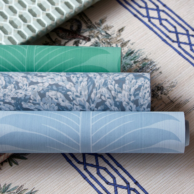 Zoffany Marsden&#039;&#039;s Palm Damask Behang 313023